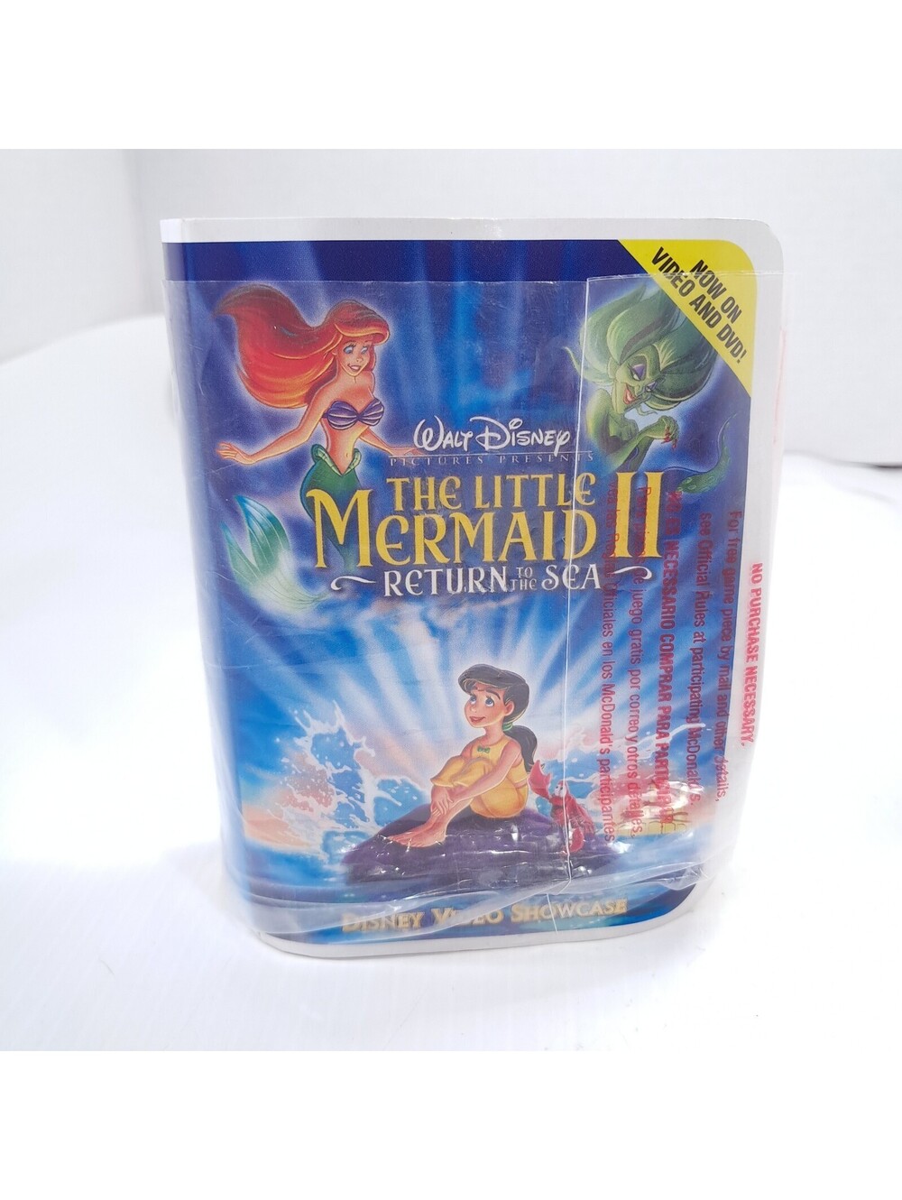 McDonald's Disney Video Melody Little Mermaid 2 VHS Clamshell Happy Meal toy